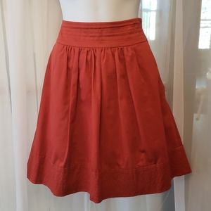 Pleated Pocketed A-Line Skirt, Anthropologie